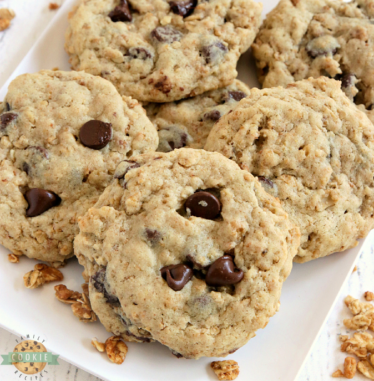 Granola Chocolate Chip Cookies: Your New Favorite Bakery-Style Treat