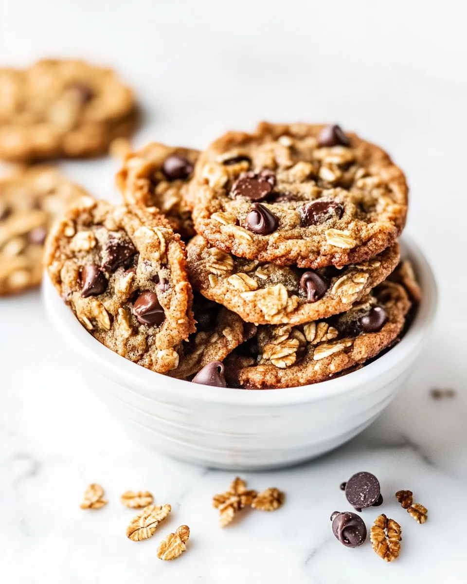 The Secret to Perfect Crispy Chewy Granola Chocolate Chip Cookies
